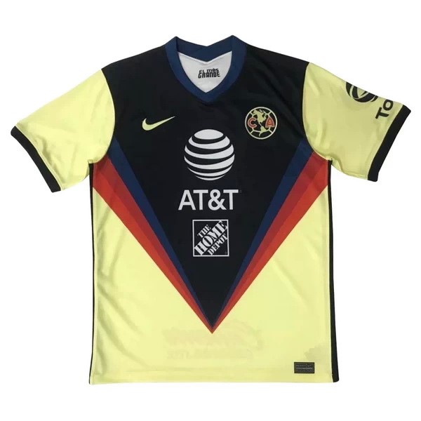 Tailandia Camiseta Club América Primera Equipación 2020-2021 Amarillo